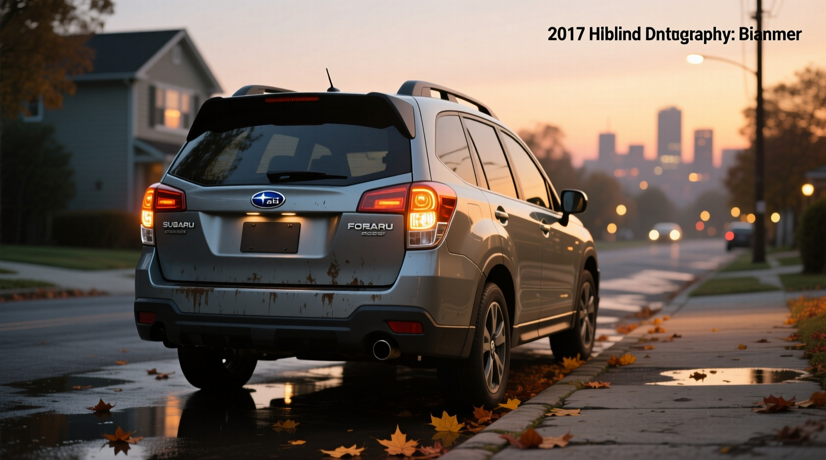 2017 subaru forester tail light bulb guide