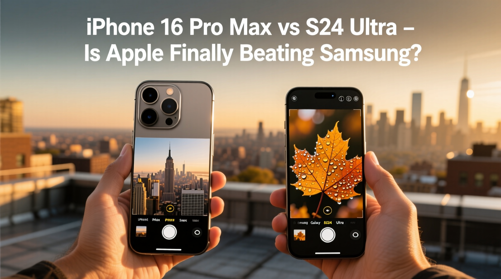iphone 16 pro max vs s24 ultra camera is apple finally beating samsung
