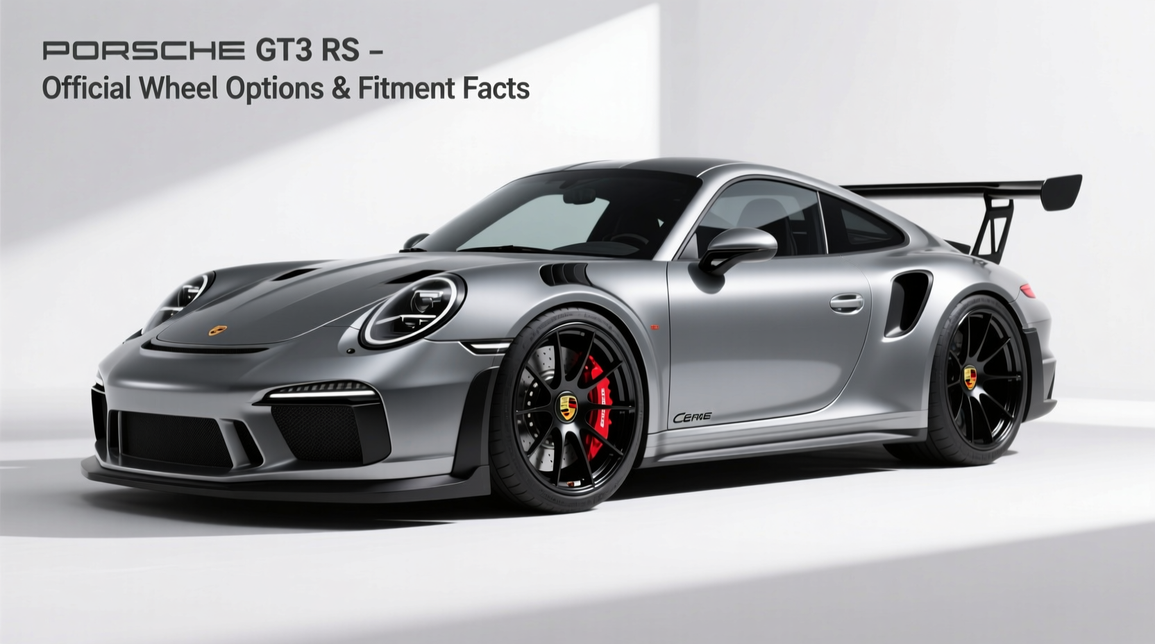 porsche gt3 rs grey wheel