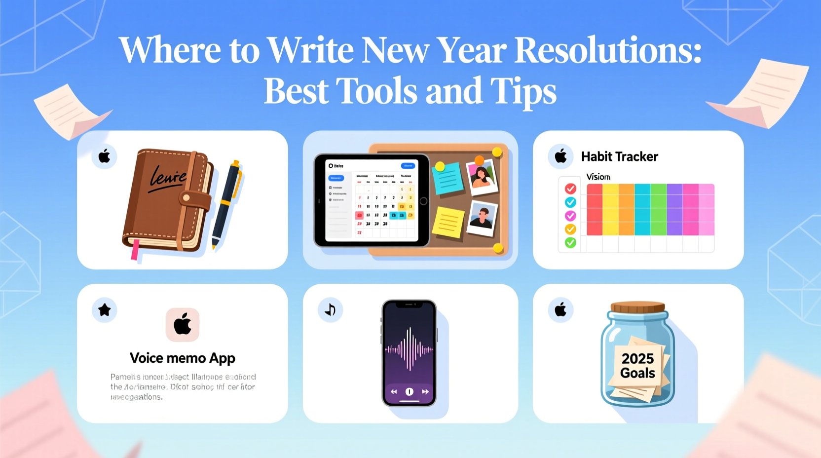 Where to Write New Year Resolutions: Best Tools and Tips