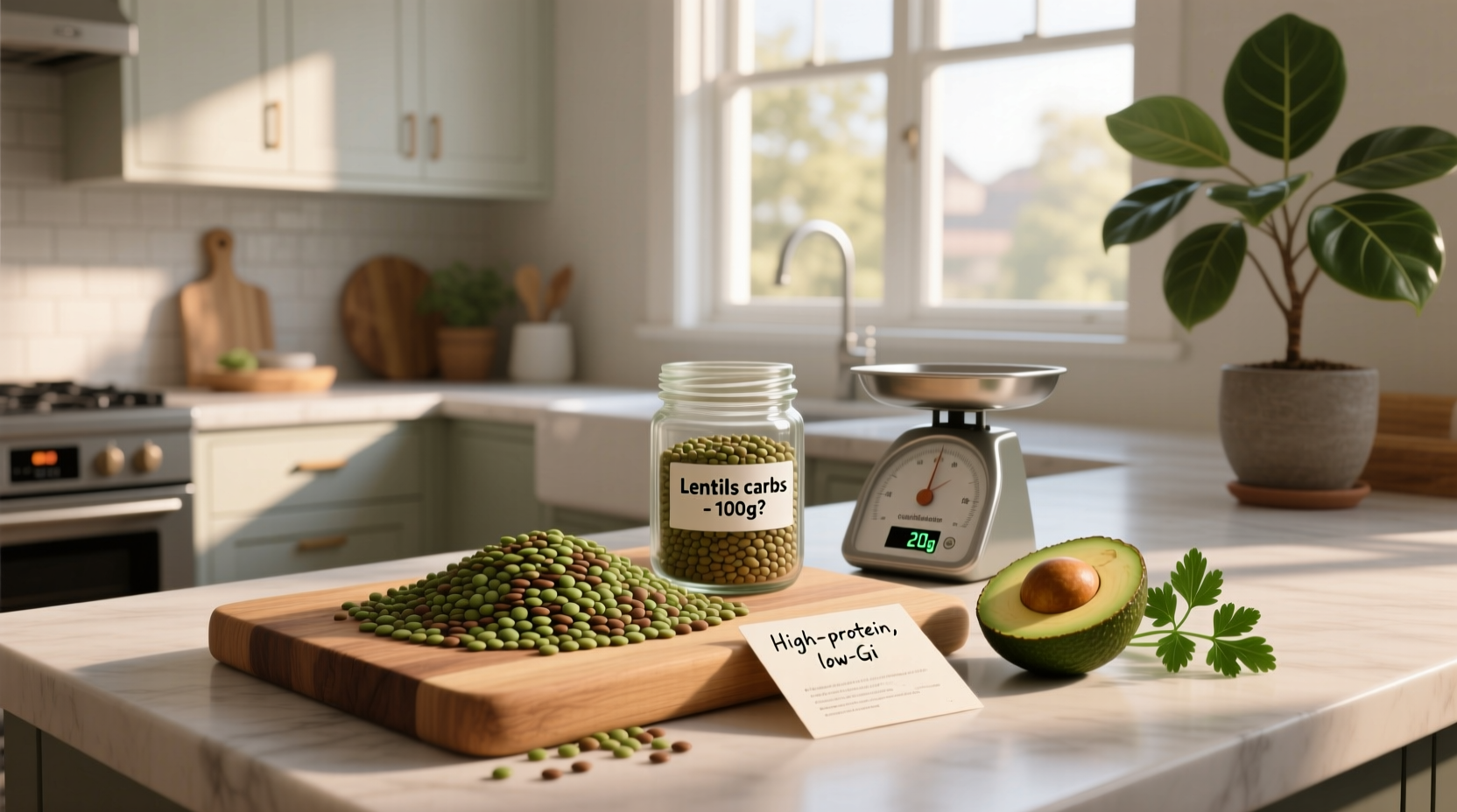 are lentils carbs nutrition facts diet guide