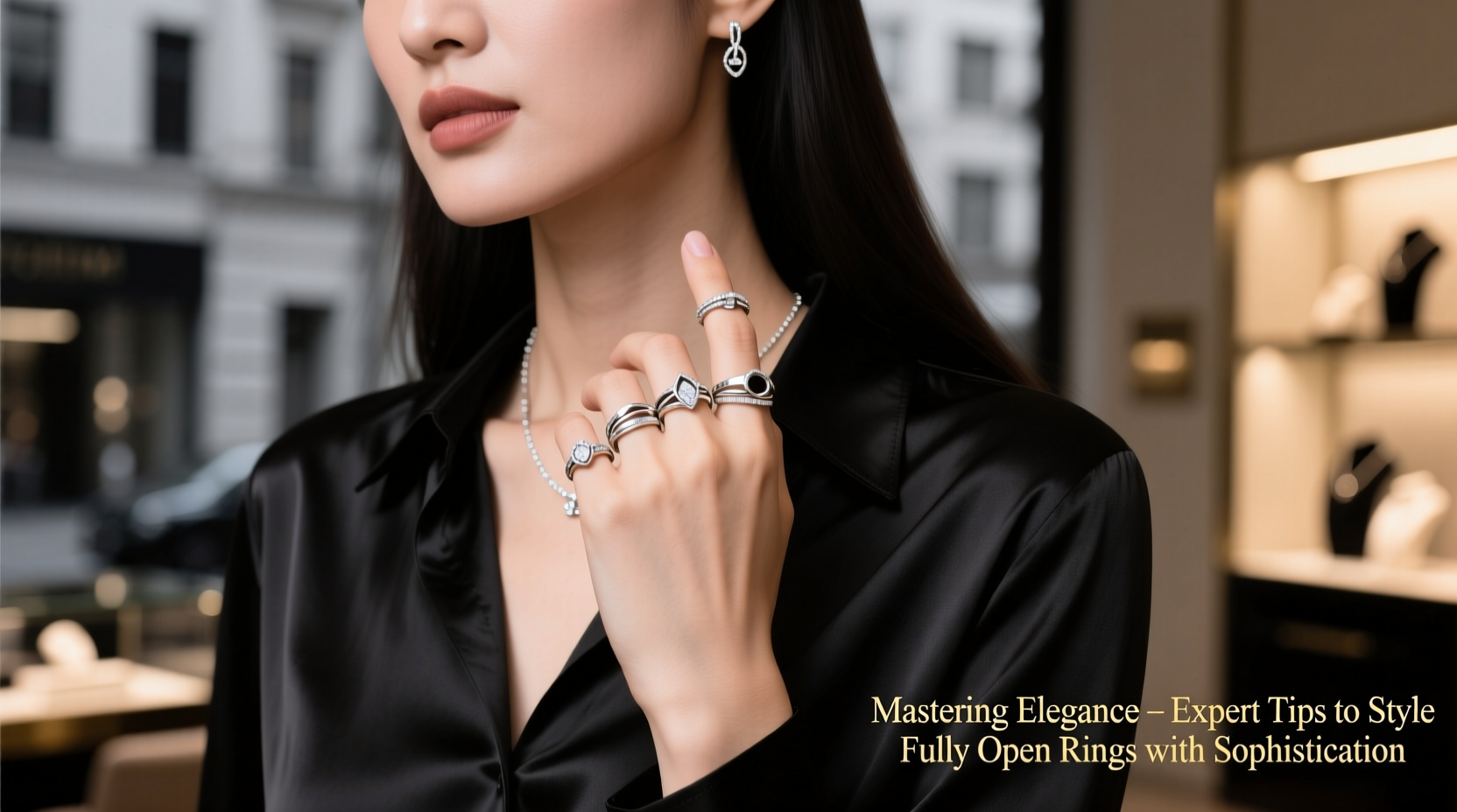 mastering elegance expert tips to style fully open rings with sophistication