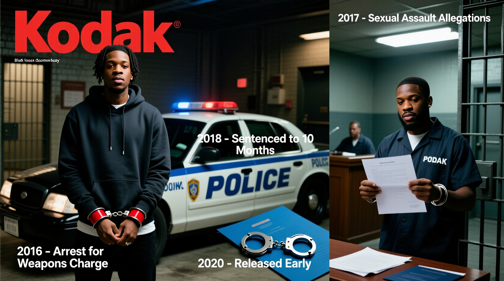 kodak black why was he in jail a timeline of legal issues