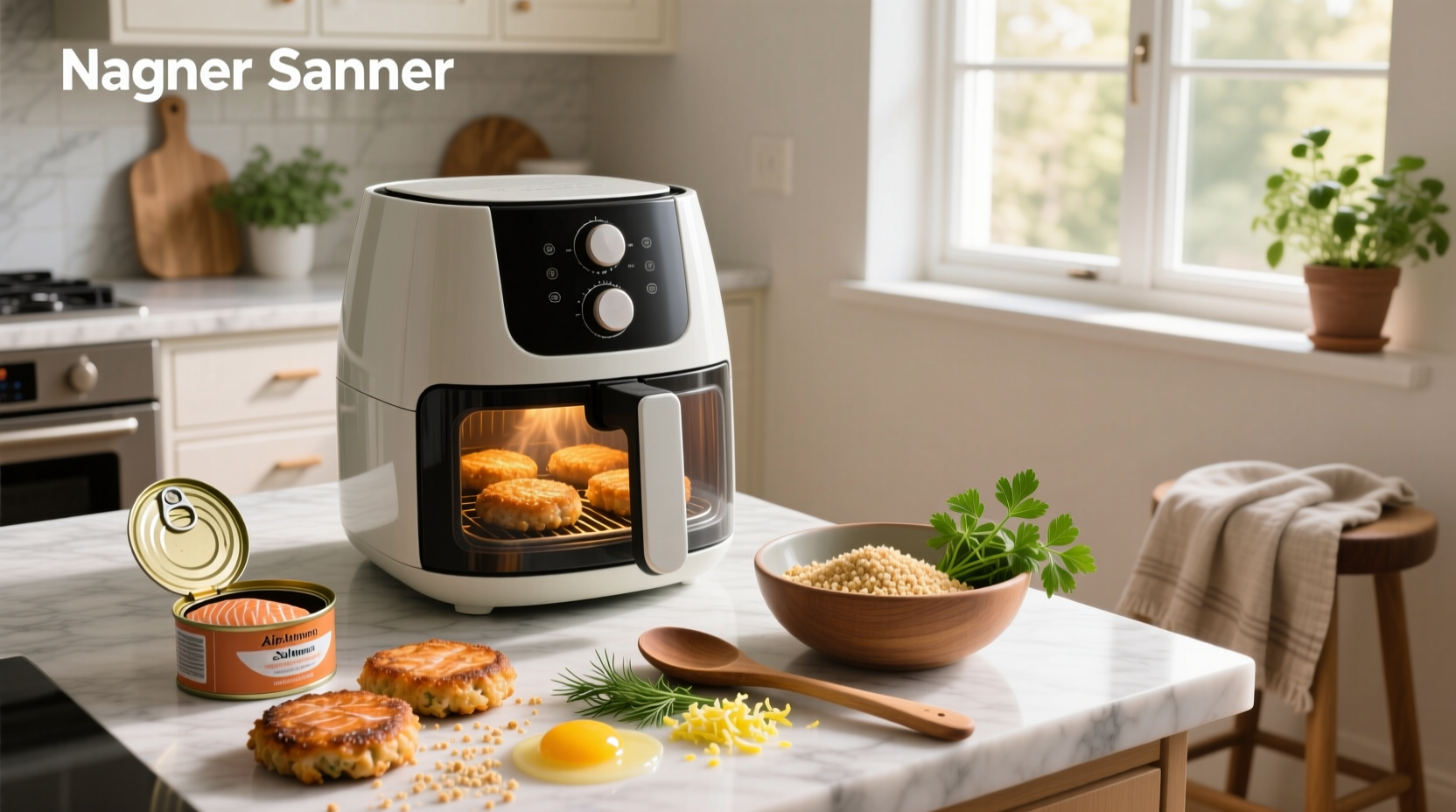 air fryer salmon patties with canned salmon