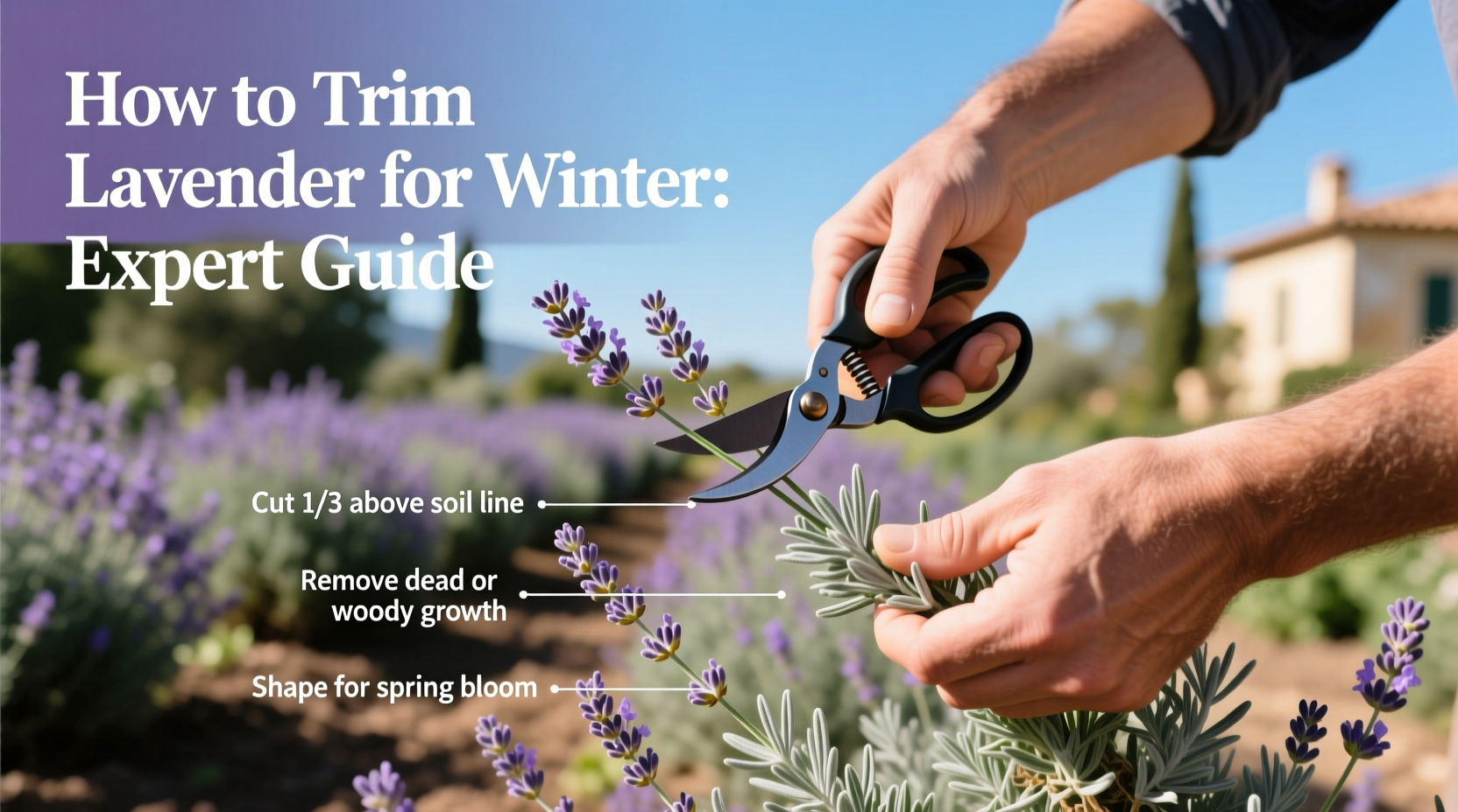 How to Trim Lavender for Winter: Expert Guide