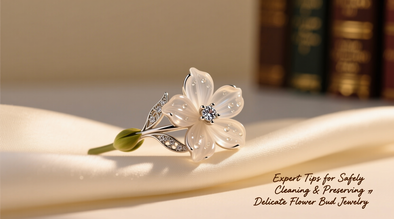 expert tips for safely cleaning and preserving delicate flower bud jewelry