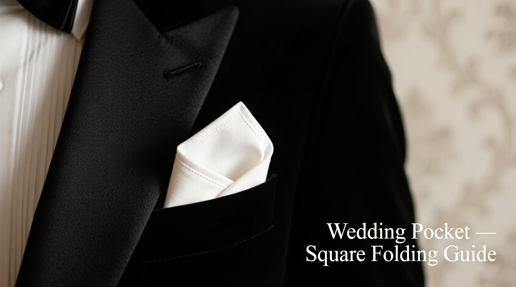 how to fold pocket square for wedding