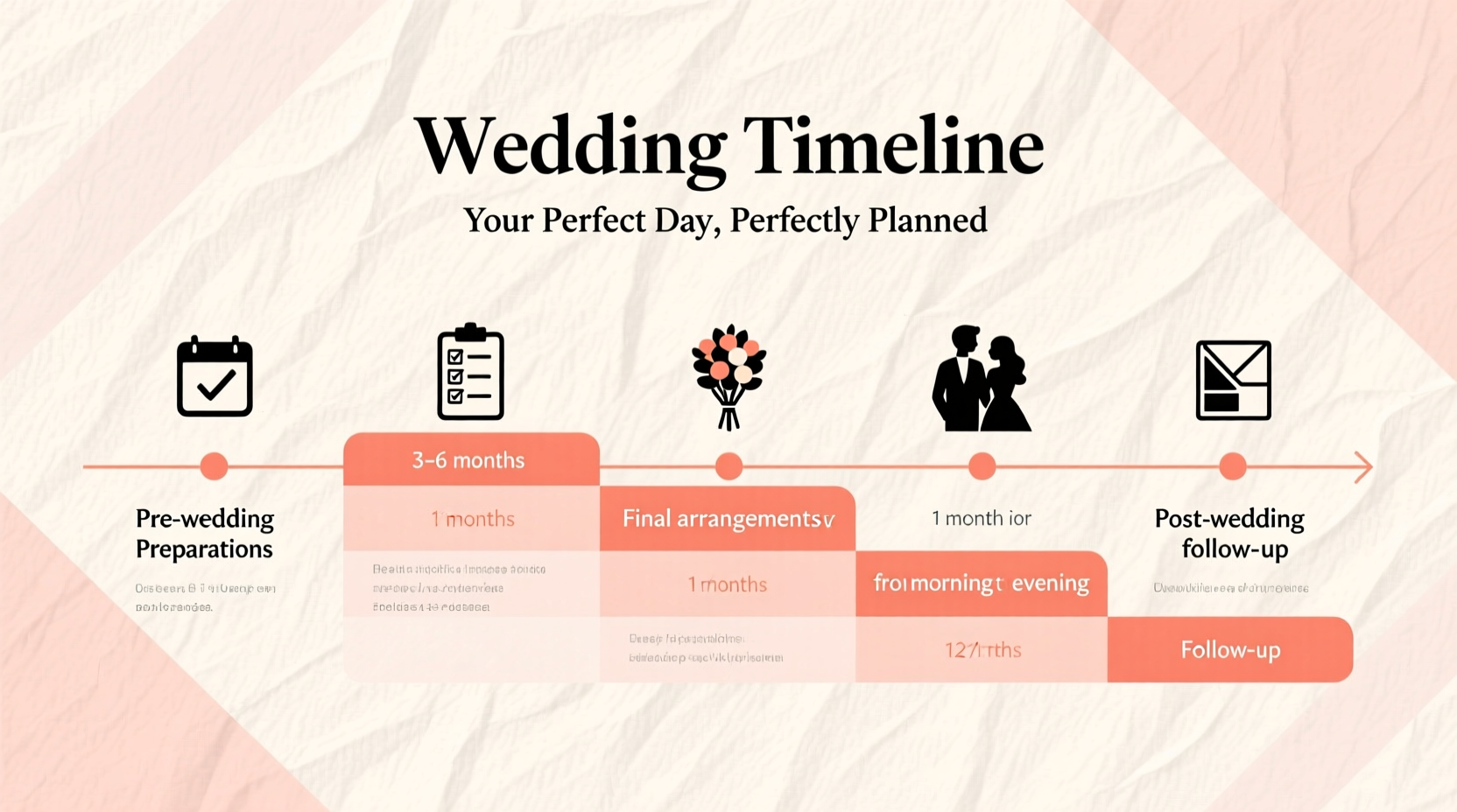 how to create a wedding timeline