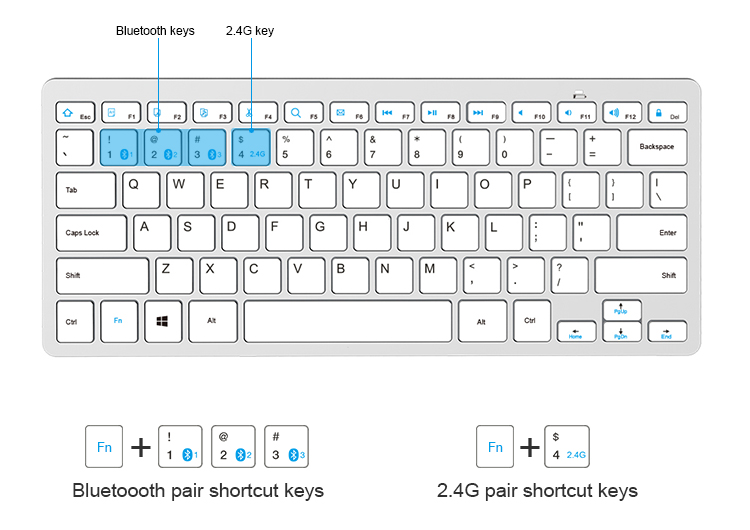 New Dual Mode portable abs 78 keys cheap slim wireless bluetooth keyboard bk301ba