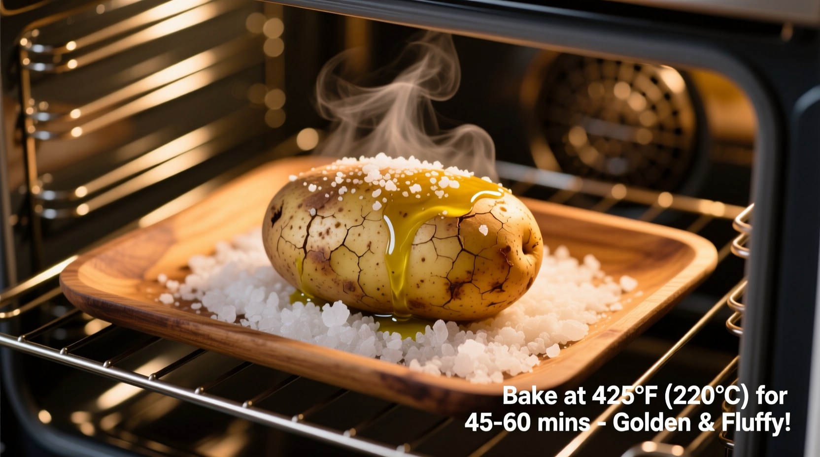 how do i bake a potato in the oven