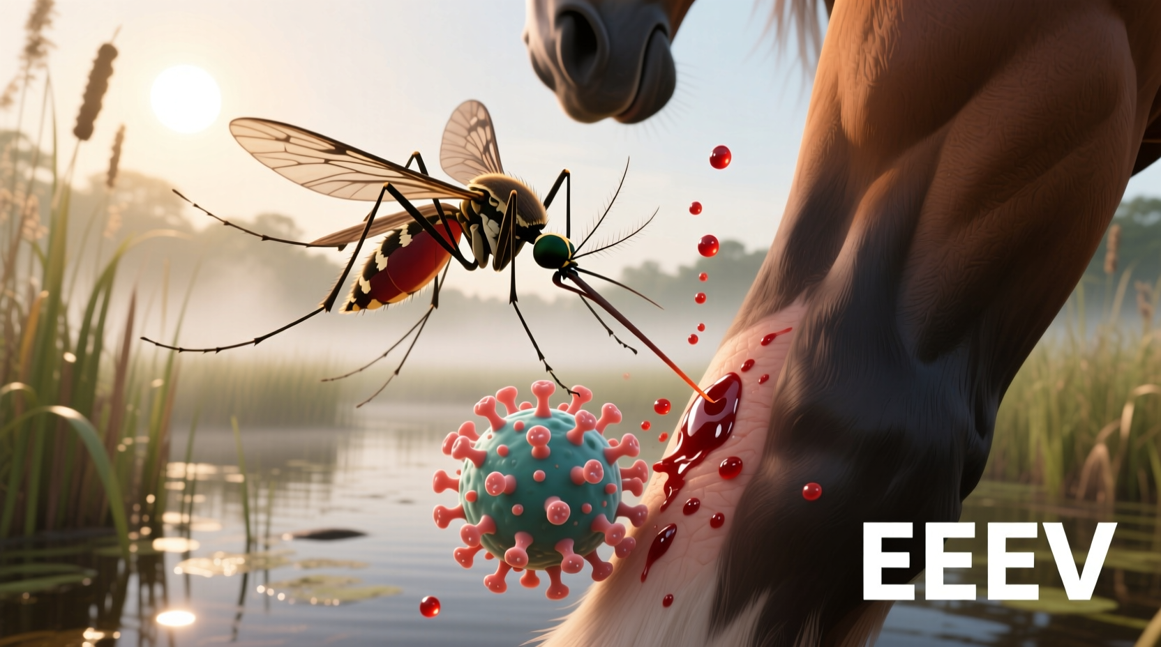 does easter equine encephalitis virus involve a vector