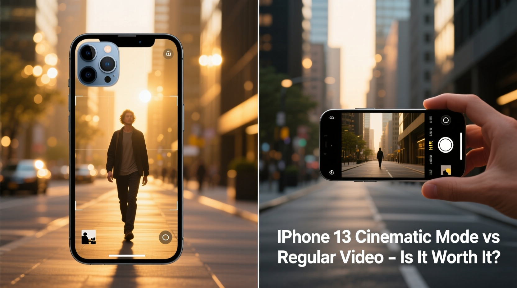 iphone 13 cinematic mode vs regular video is it worth the hype or just another gimmick