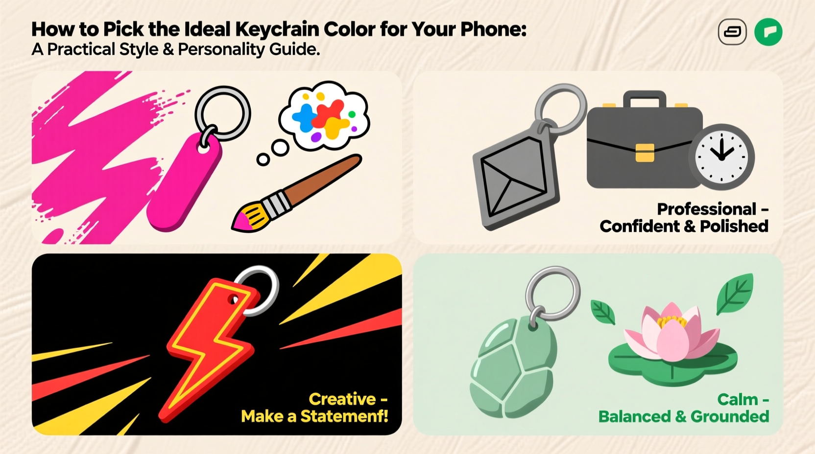 how to pick the ideal keychain color for your phone a practical style and personality guide