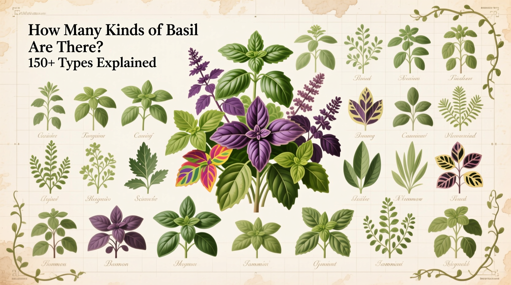 how many kinds of basil are there