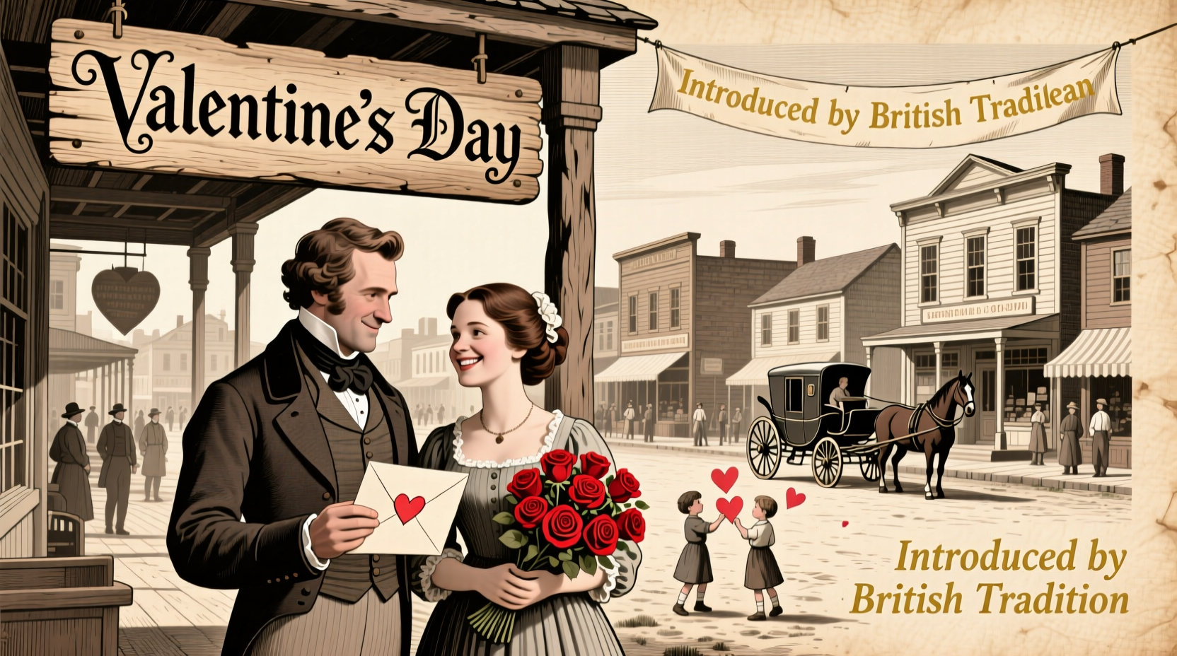 who brought valentines day to america
