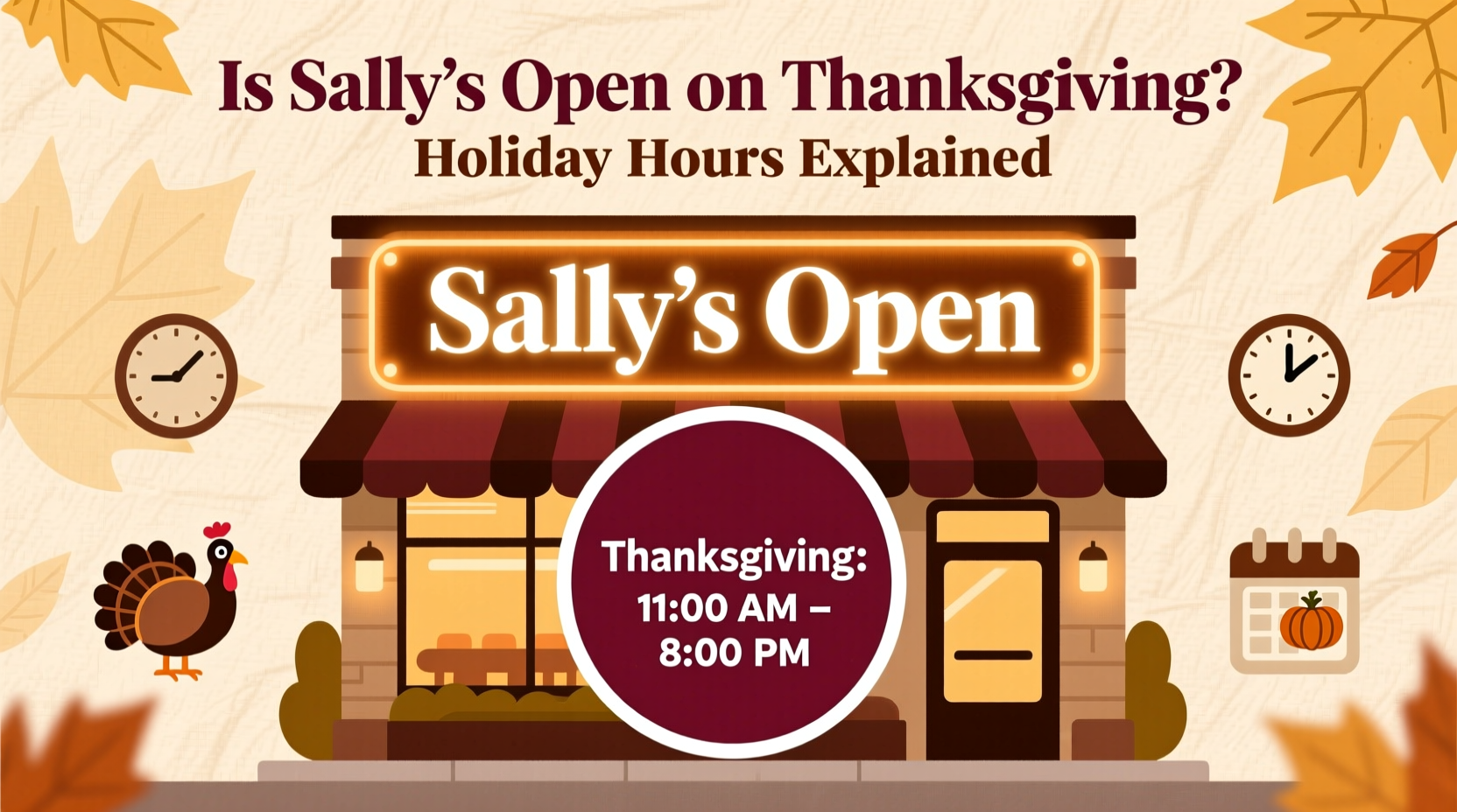 is sallys open on thanksgiving