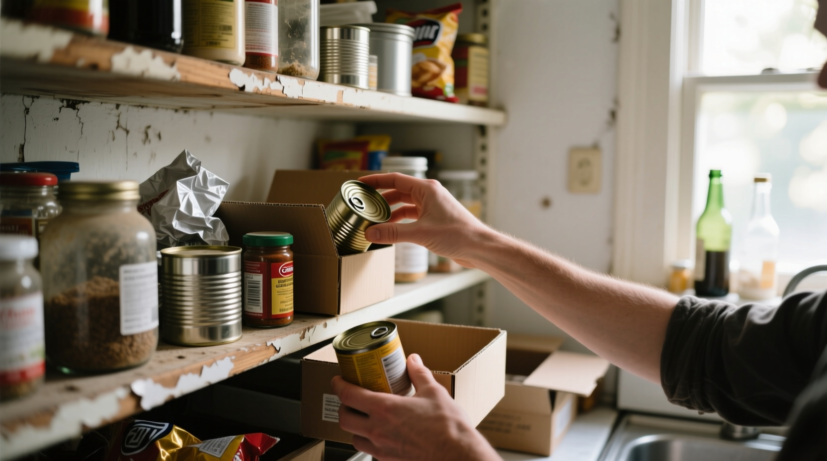 how to clean out pantry