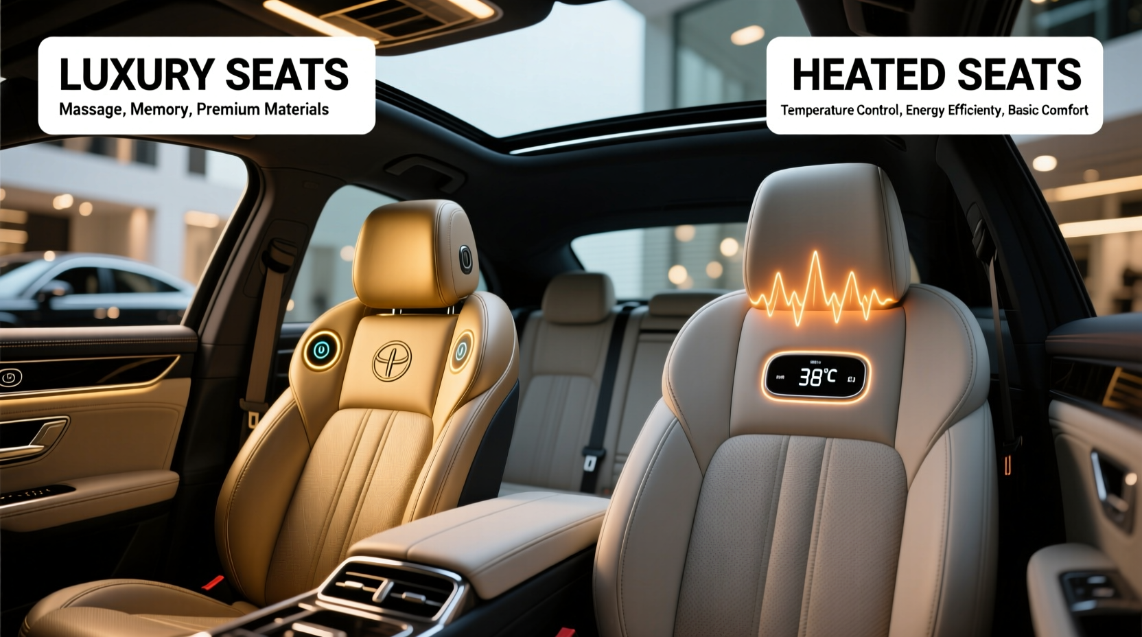 luxury seat vs heated seat