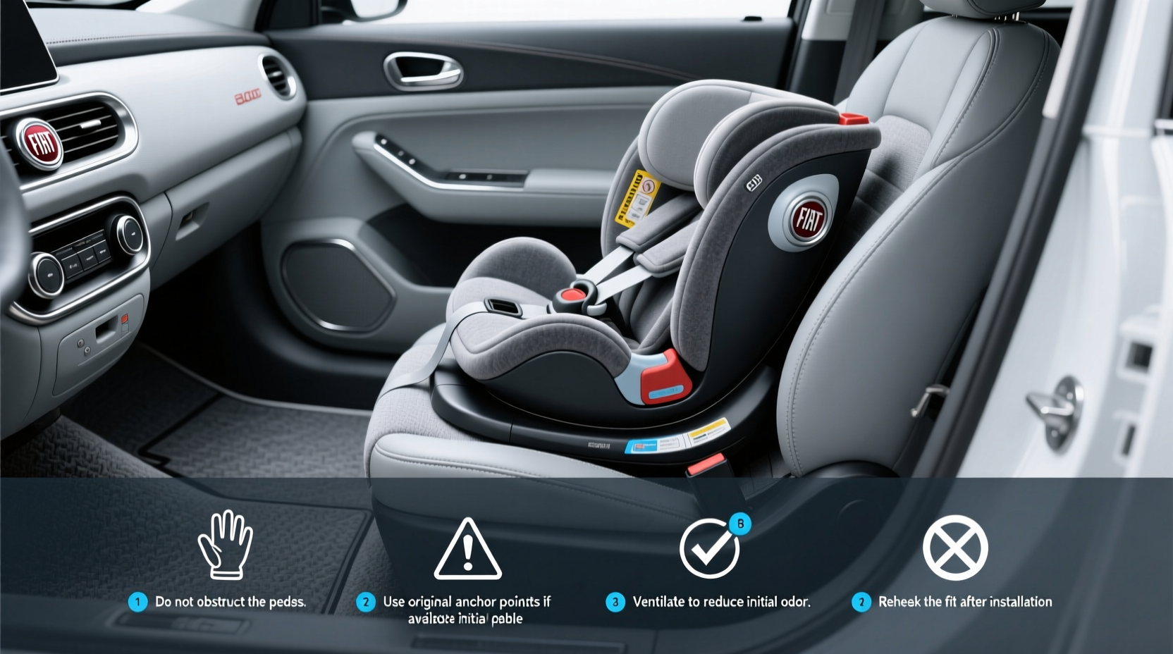 fiat 500 child car seat