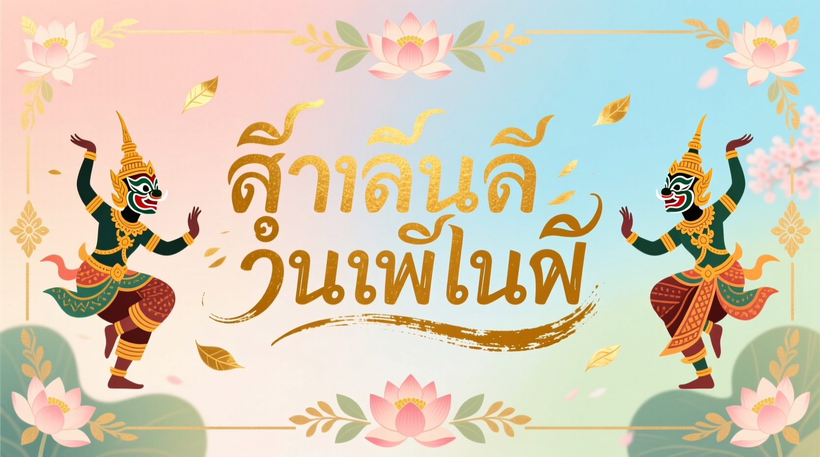 how do you write happy new year in thai