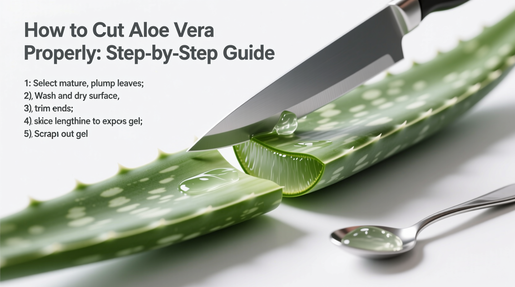 how do you cut aloe vera