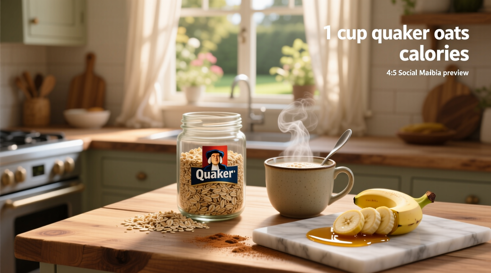 1 cup quaker oats calories nutrition guide