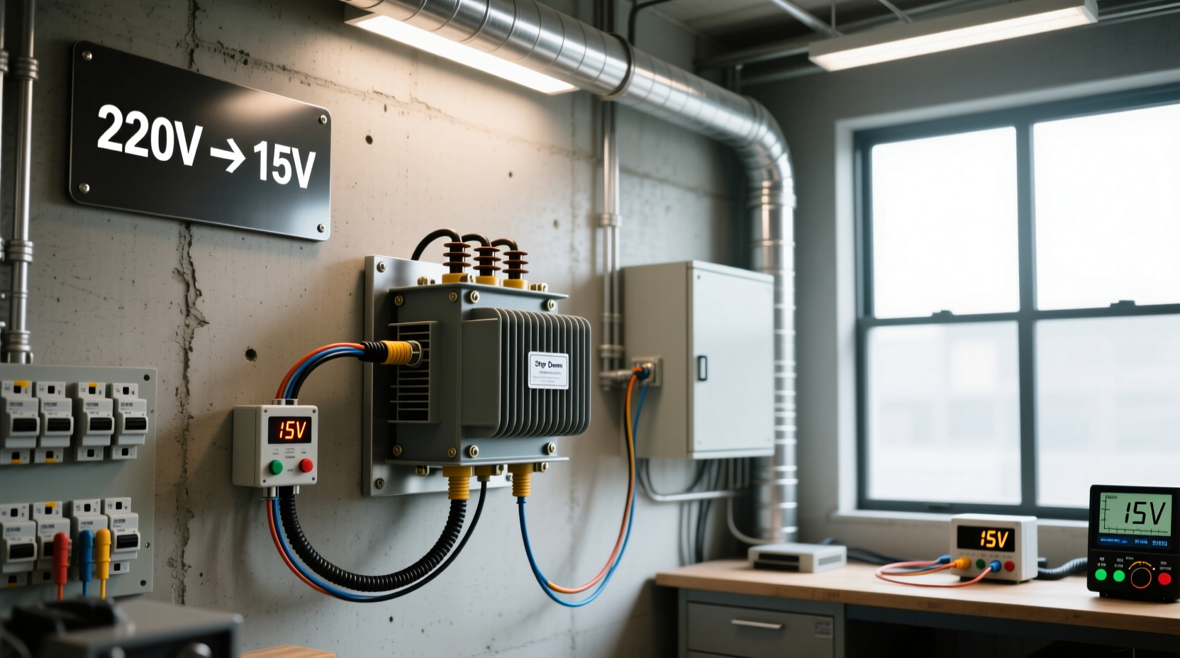220v to 15v step down transformer guide