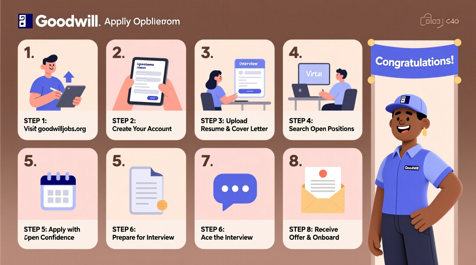 step by step guide on how to apply at goodwill and land your ideal job