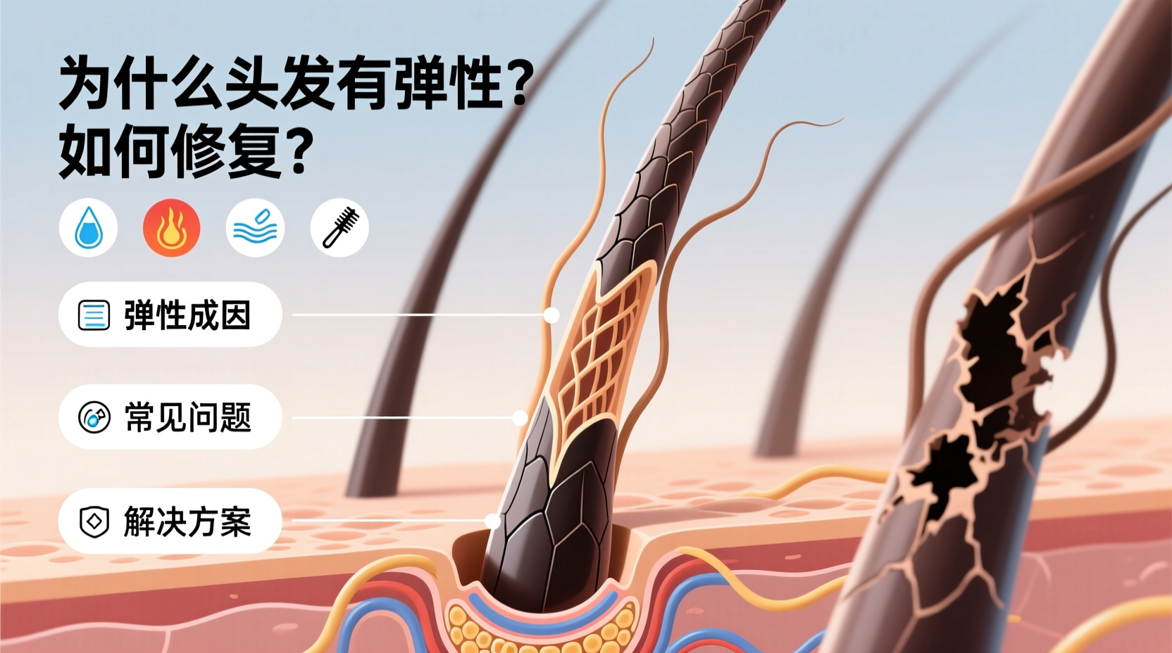 why is my hair elastic stretchy causes solutions