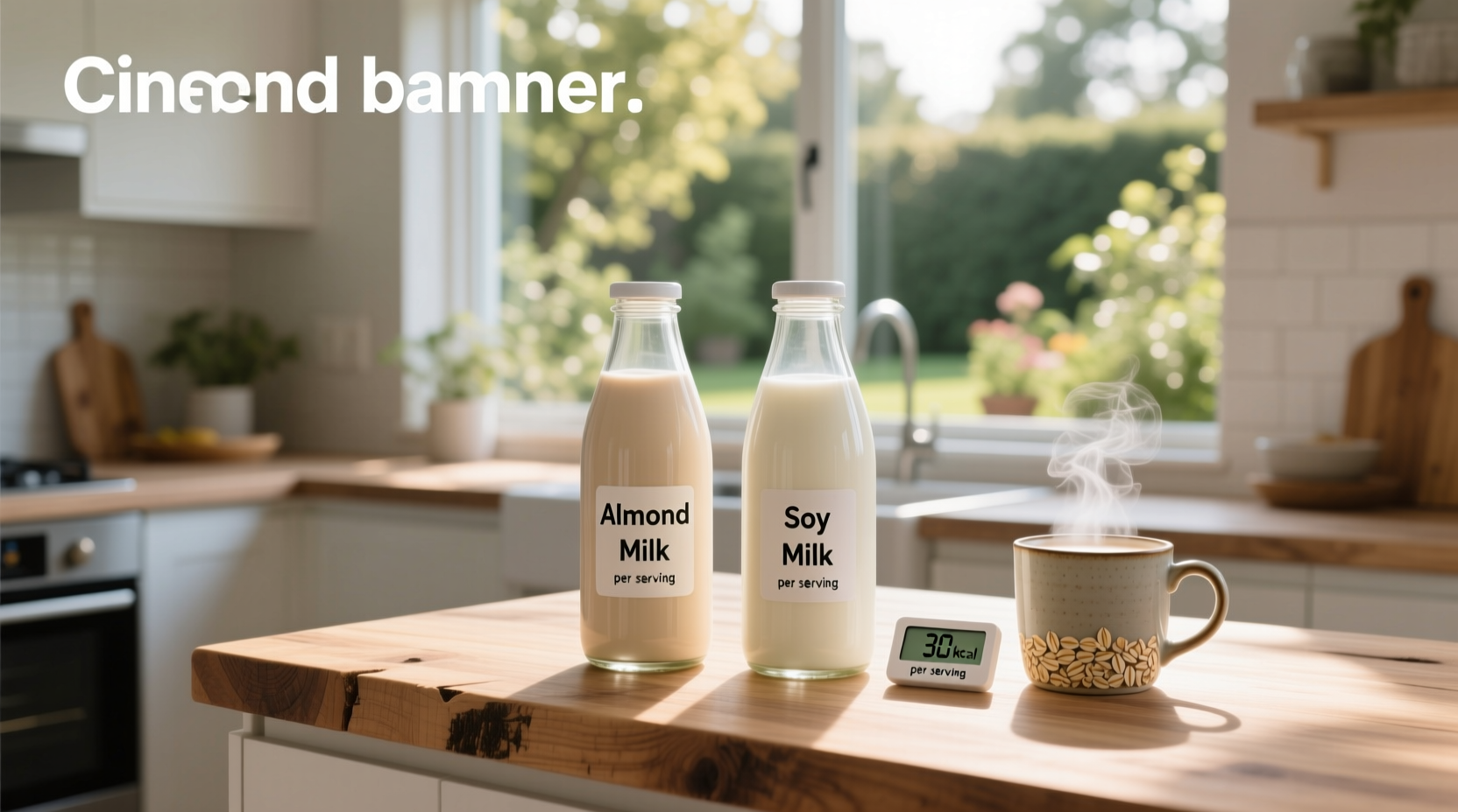 almond vs soy milk calories nutrition