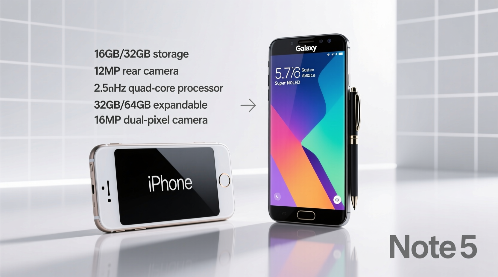 iphone 5 vs galaxy note 5 was the note 5 really that much better