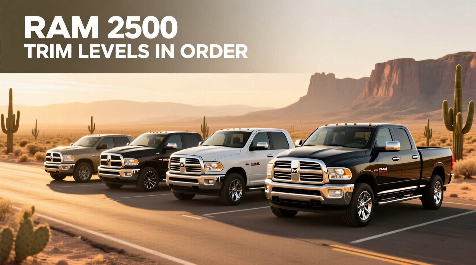What Are the Ram 2500 Trim Levels in Order for 2025?