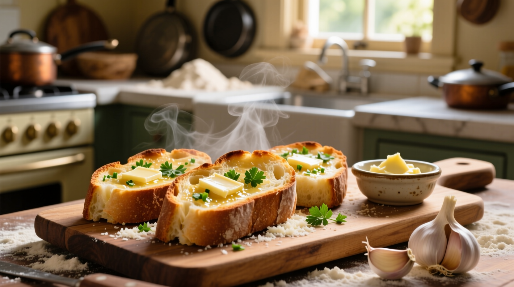 Quick Garlic Bread: Perfect in 15 Minutes (5 Ingredients)