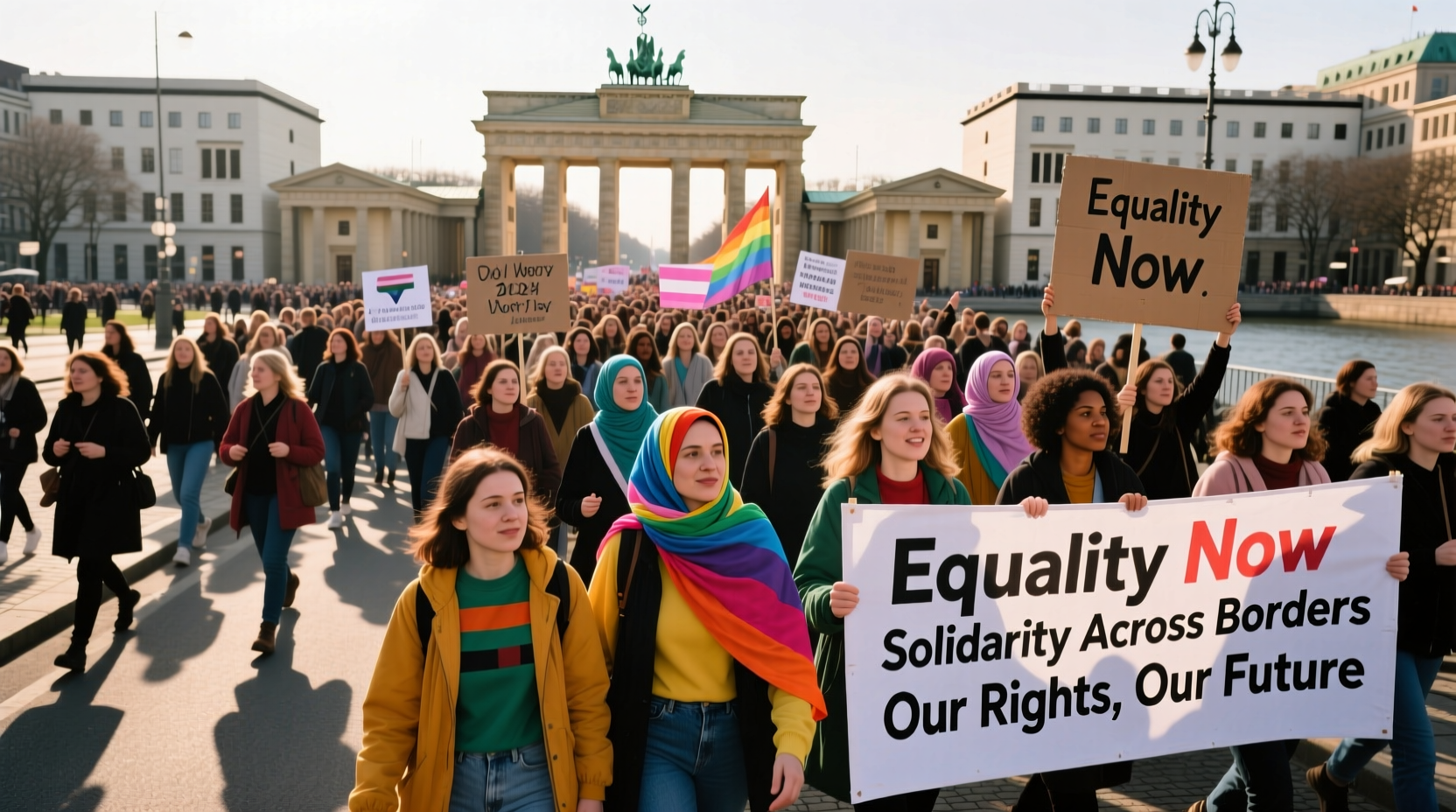 womens day march berlin