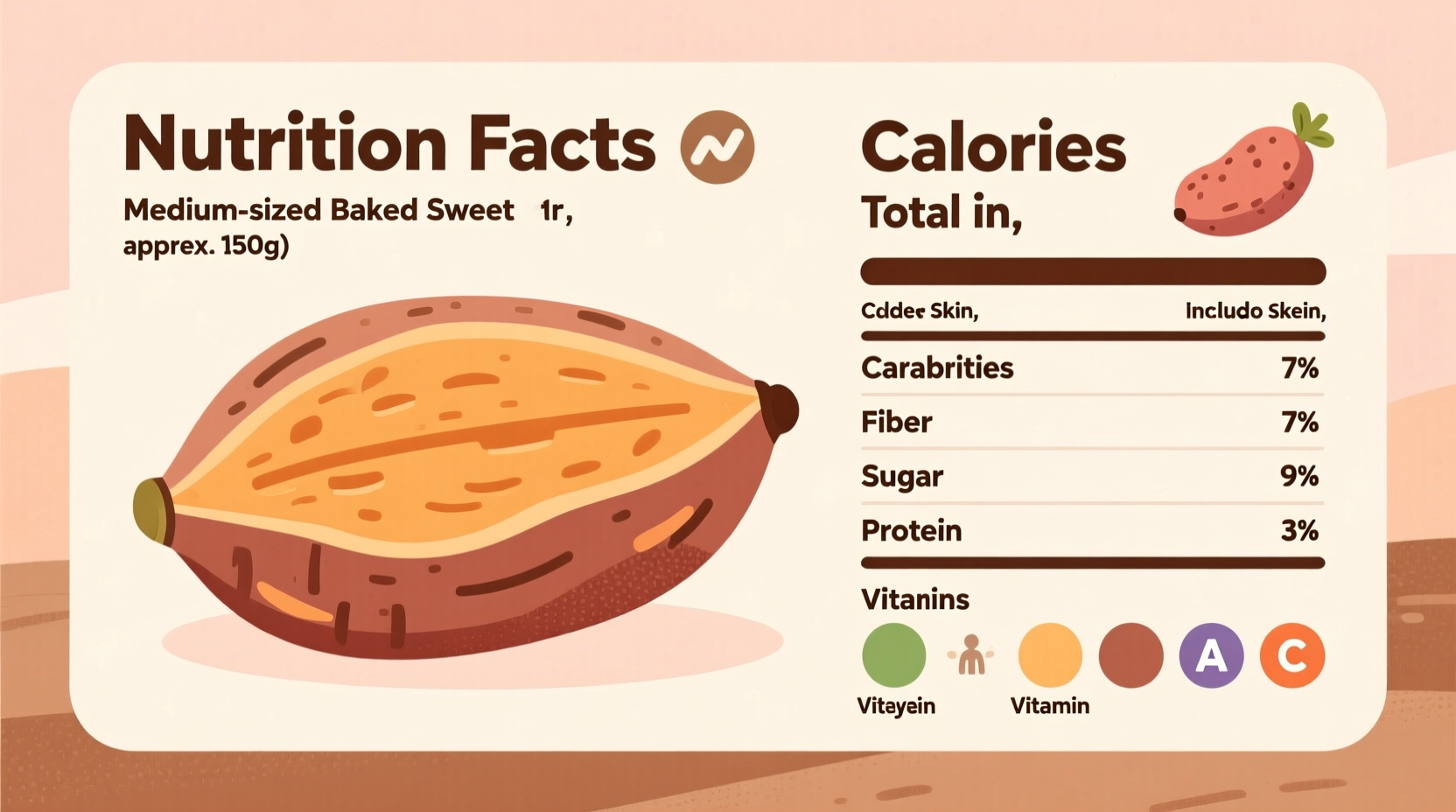 how many calories in sweet potato