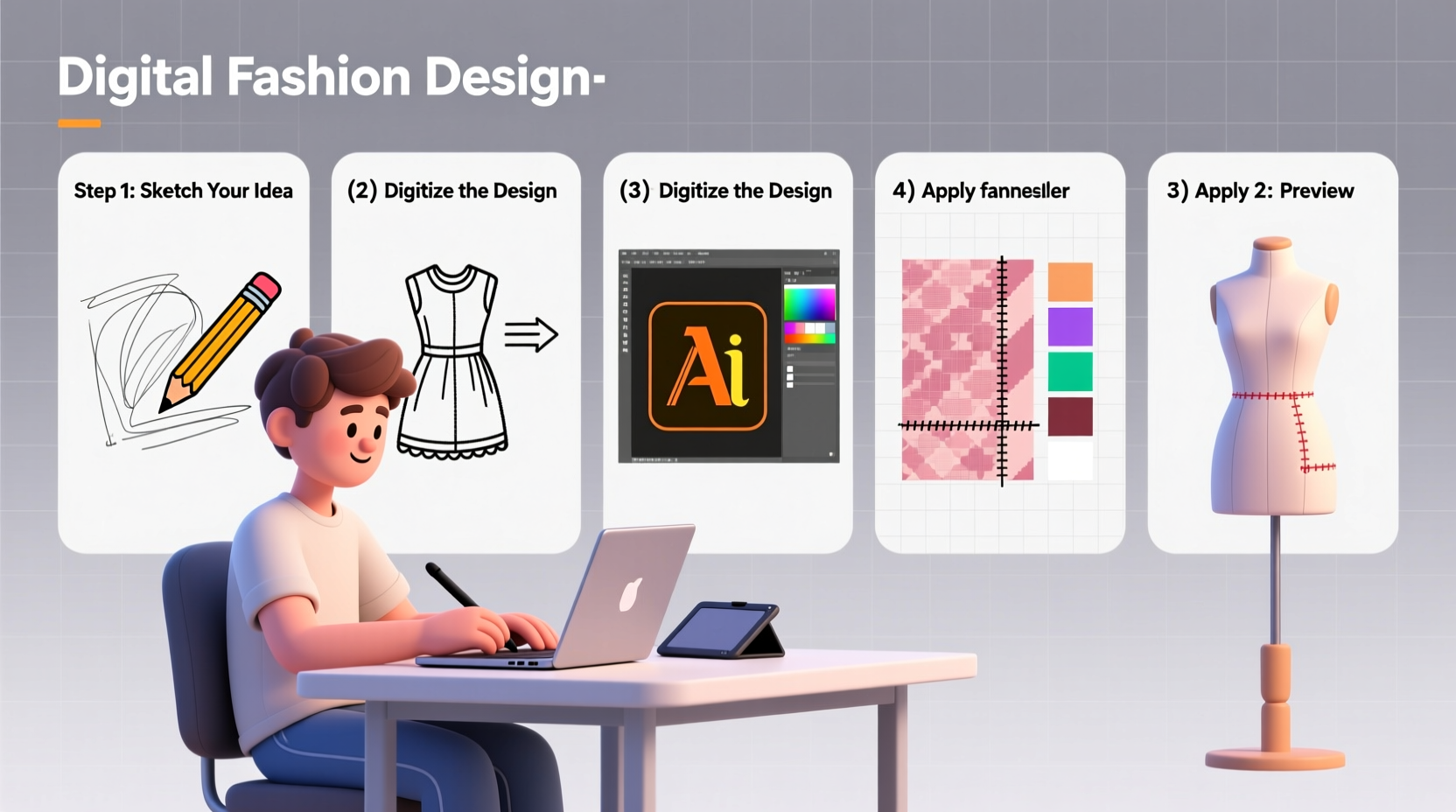 step by step guide to creating custom clothing designs on your computer for beginners
