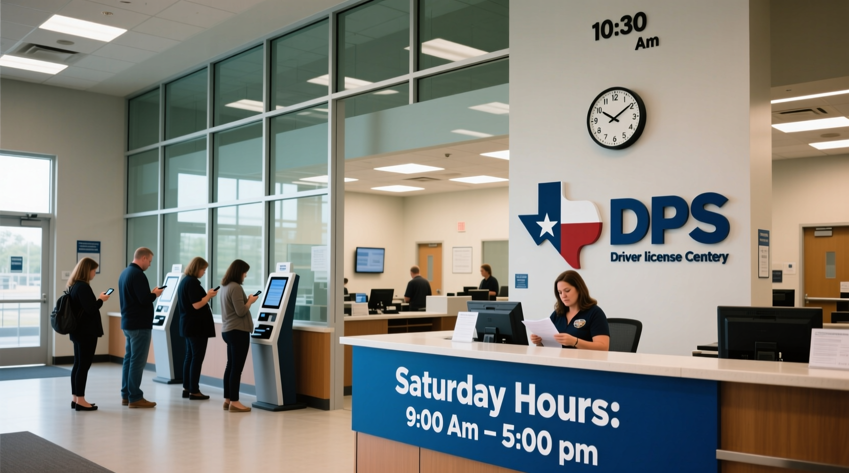 is texas dmv open on saturdays