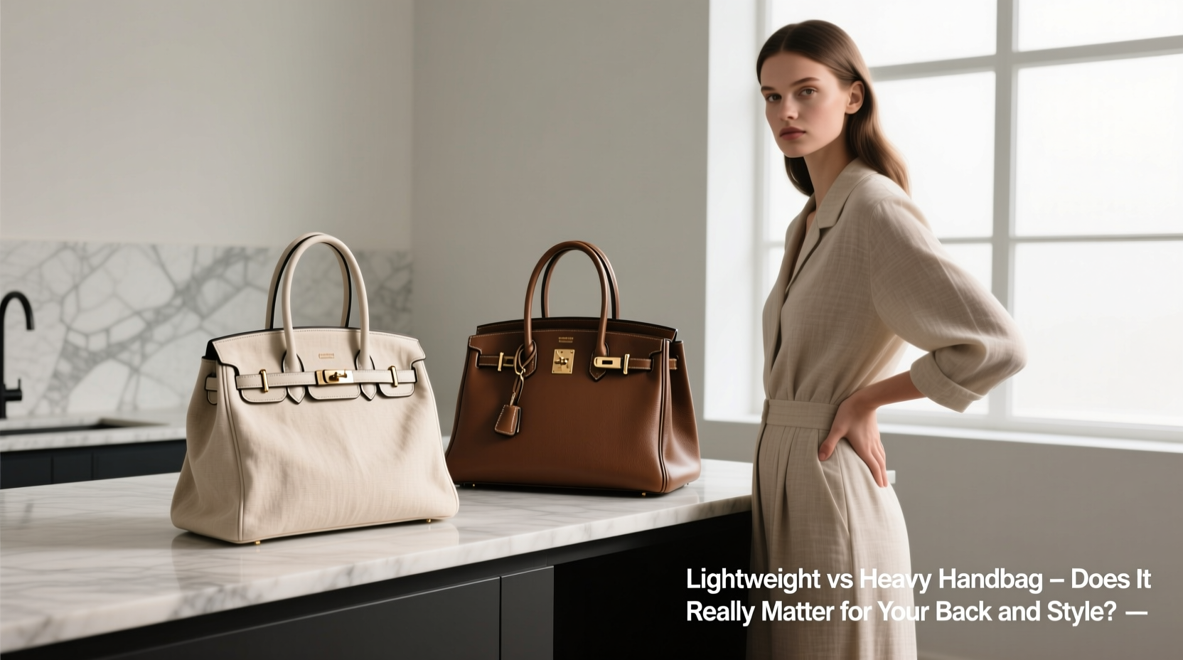 lightweight vs heavy handbag does it really matter for your back and style