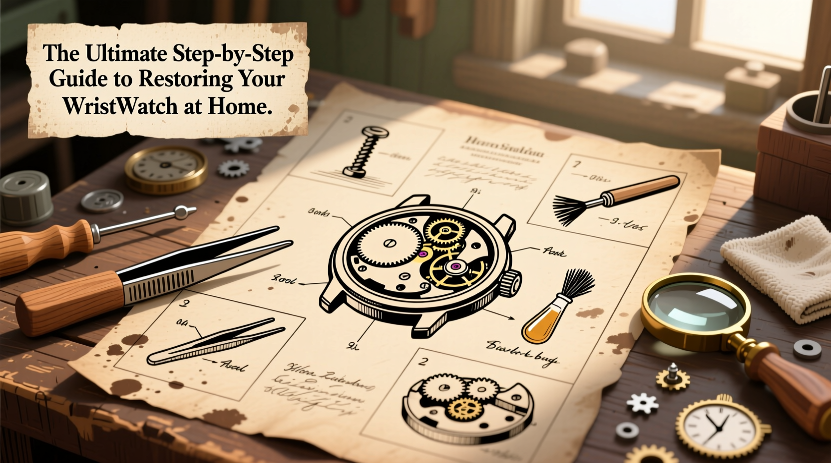 the ultimate step by step guide to restoring your wristwatch at home