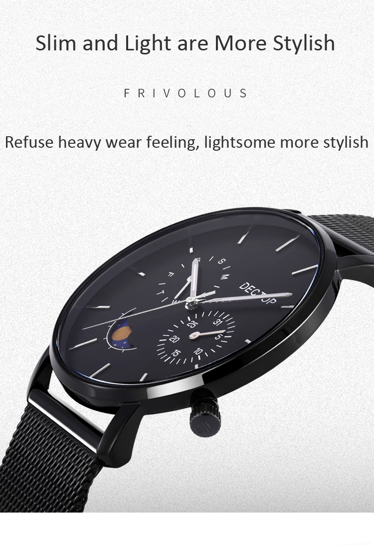 2020定制徽标石英男士防水低最小起订量自有品牌极简