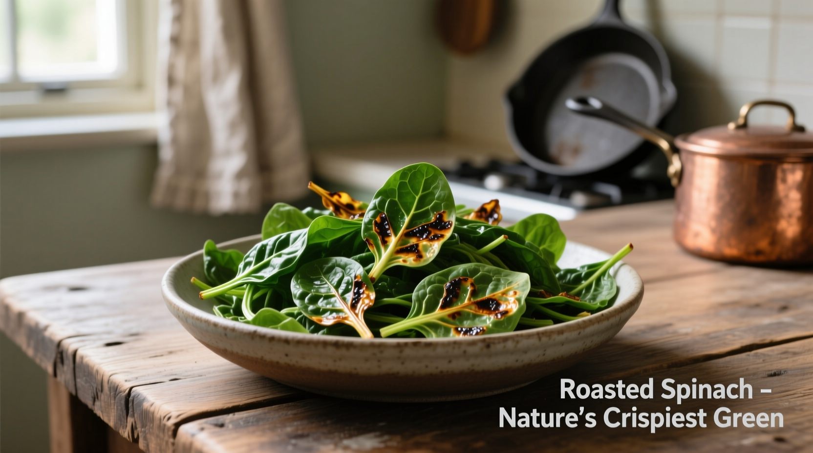 Perfect Roasted Spinach: Crispy, Flavorful & Nutrient-Rich