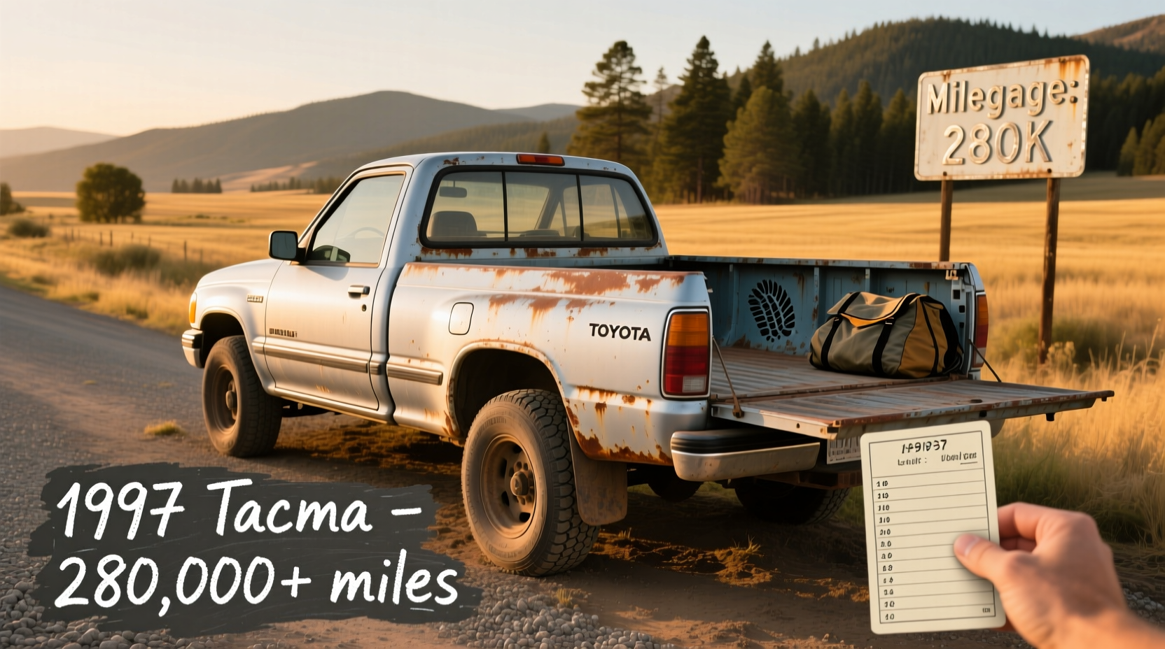 1997 toyota tacoma pickup truck,How many miles will a 1997 Toyota Tacoma last?
