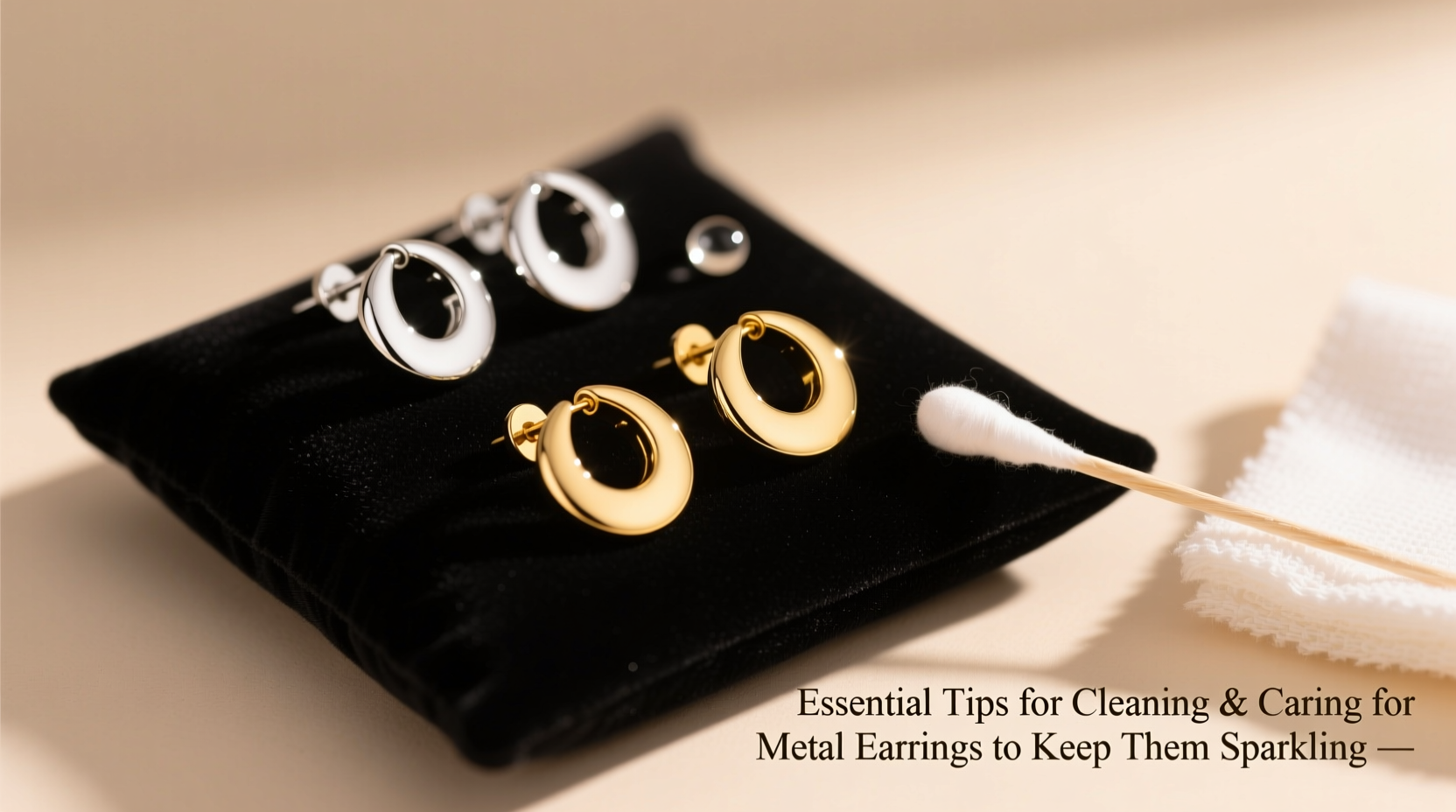 essential tips for cleaning and caring for metal earrings to keep them sparkling