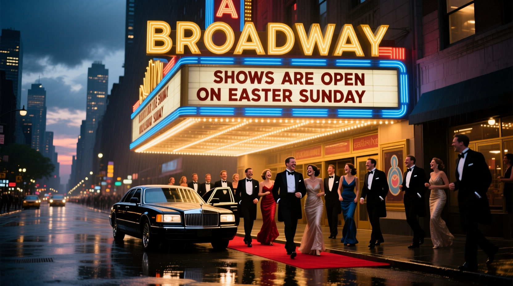 is broadway open on easter sunday