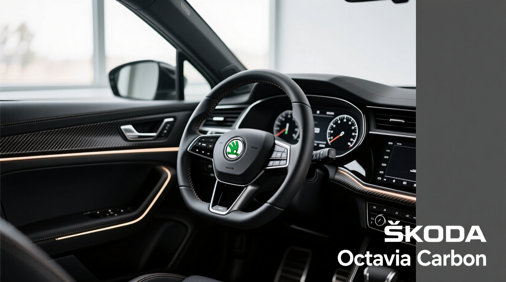 octavia carbon interior worth