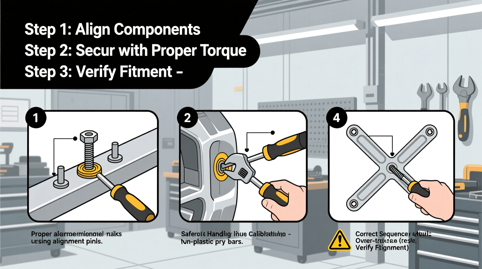 How to Install Automotive Parts Without Damage
