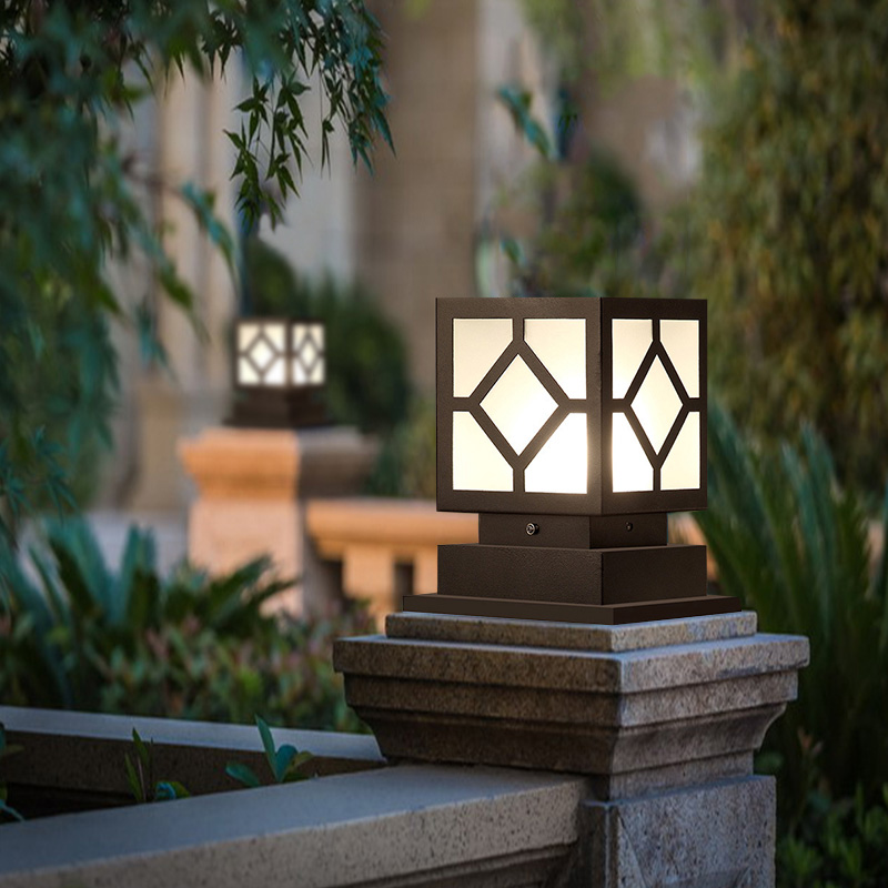 best seller led garden bollard lamp outdoor lighting pathway lawn light