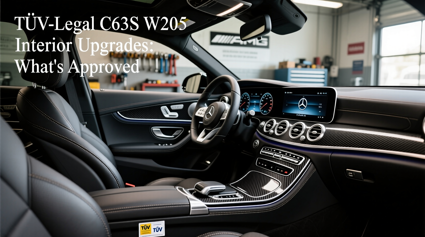 c63s w205 tuv legal interior upgrade