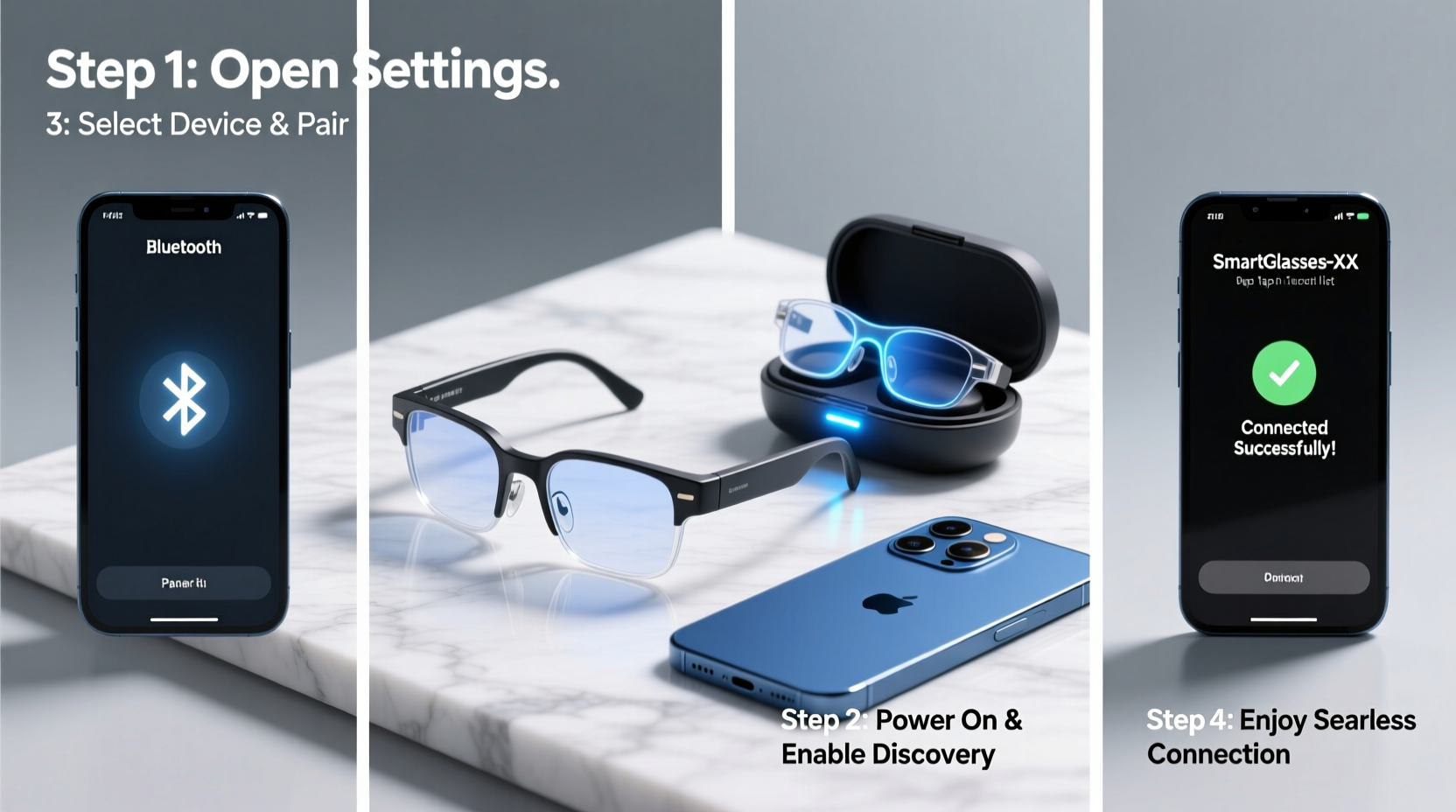 smart glasses and android a step by step guide to seamless bluetooth pairing