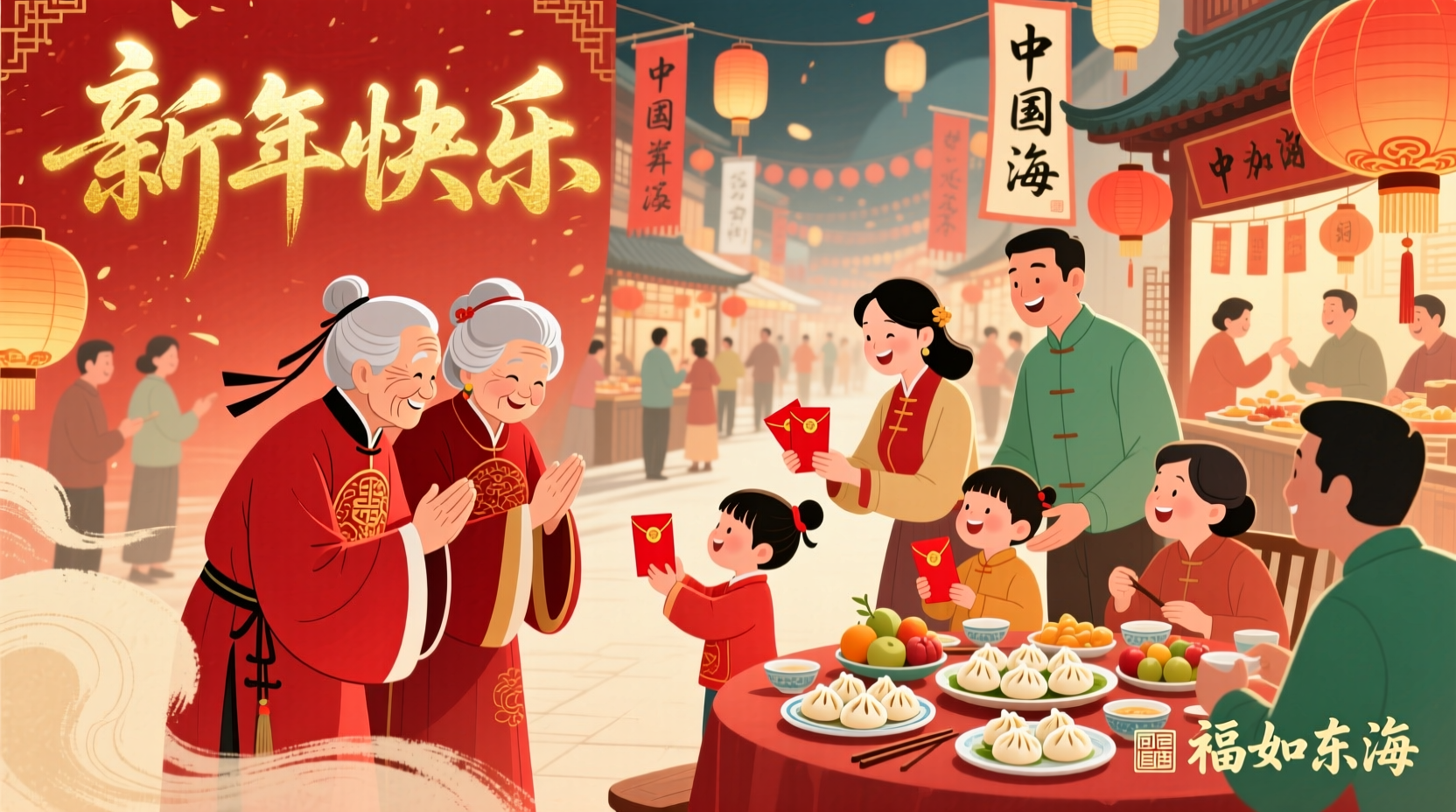 what do people in china say for new year